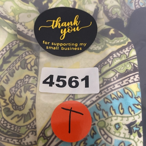 Jessi L Green Black Paisley Print Tie Back Y2K Fairy Babydoll Blouse Size 1X - Picture 13 of 13